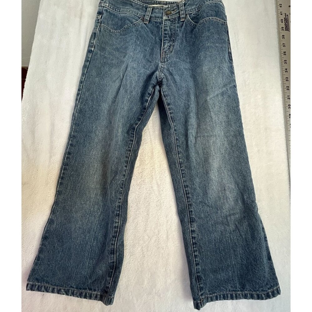 Bossini Ladies Womens Straight Leg Denim Cropped Jeans Small Size Small Casual